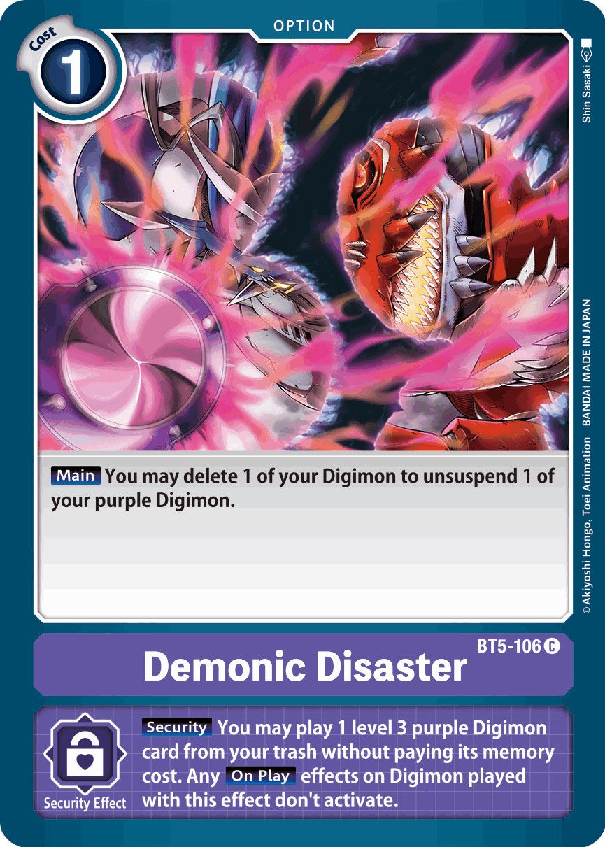 Demonic Disaster BT5-106 [ Inglese / Giapponese ]