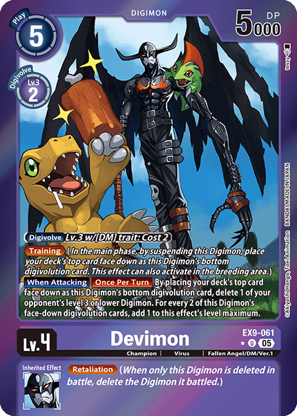 Devimon EX9-061 [ Inglese / Giapponese ]