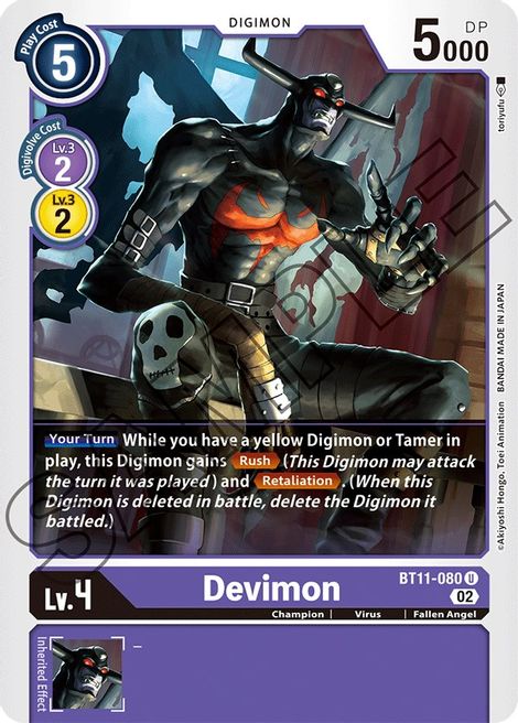 Devimon BT11-080 [ Inglese / Giapponese ]