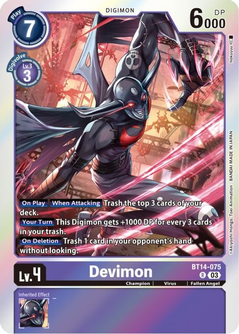 Devimon BT14-075 [ Inglese / Giapponese ]