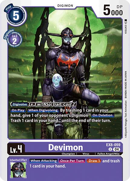 Devimon EX8-059 [ Inglese / Giapponese ]