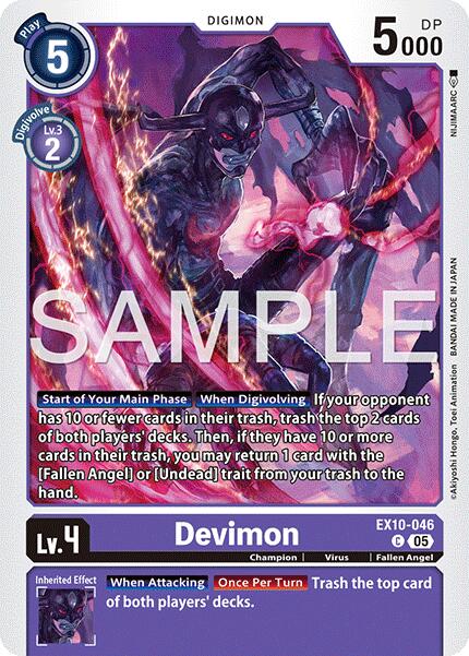 Devimon EX10-046 [ Inglese / Giapponese ]