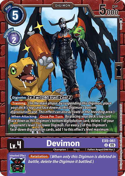 Devimon EX9-061 [ Inglese / Giapponese ]