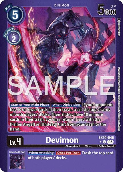 Devimon EX10-046 [ Inglese / Giapponese ]