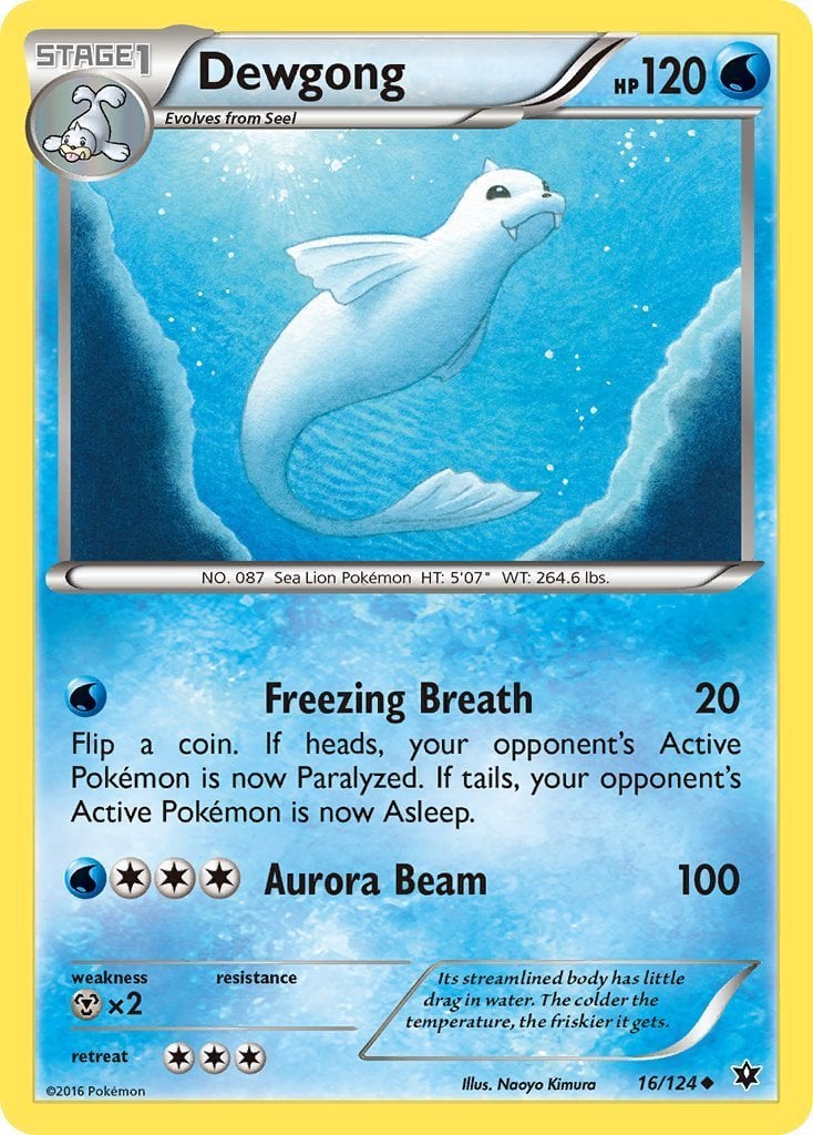 Dewgong - Destini Incrociati 16/124 [ Italiano / Inglese ]