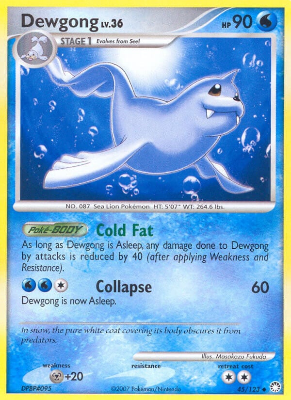 Dewgong Lv.36 - Tesori Misteriosi 45/123 [ Italiano / Inglese ]