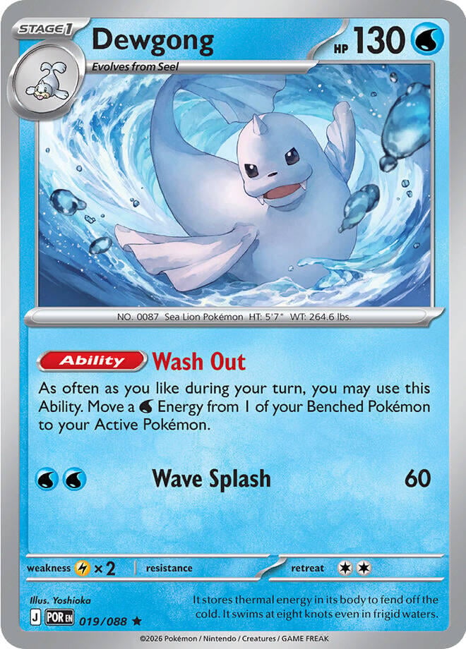 Dewgong - Equilibrio Perfetto 019/088 [ Italiano / Inglese ]