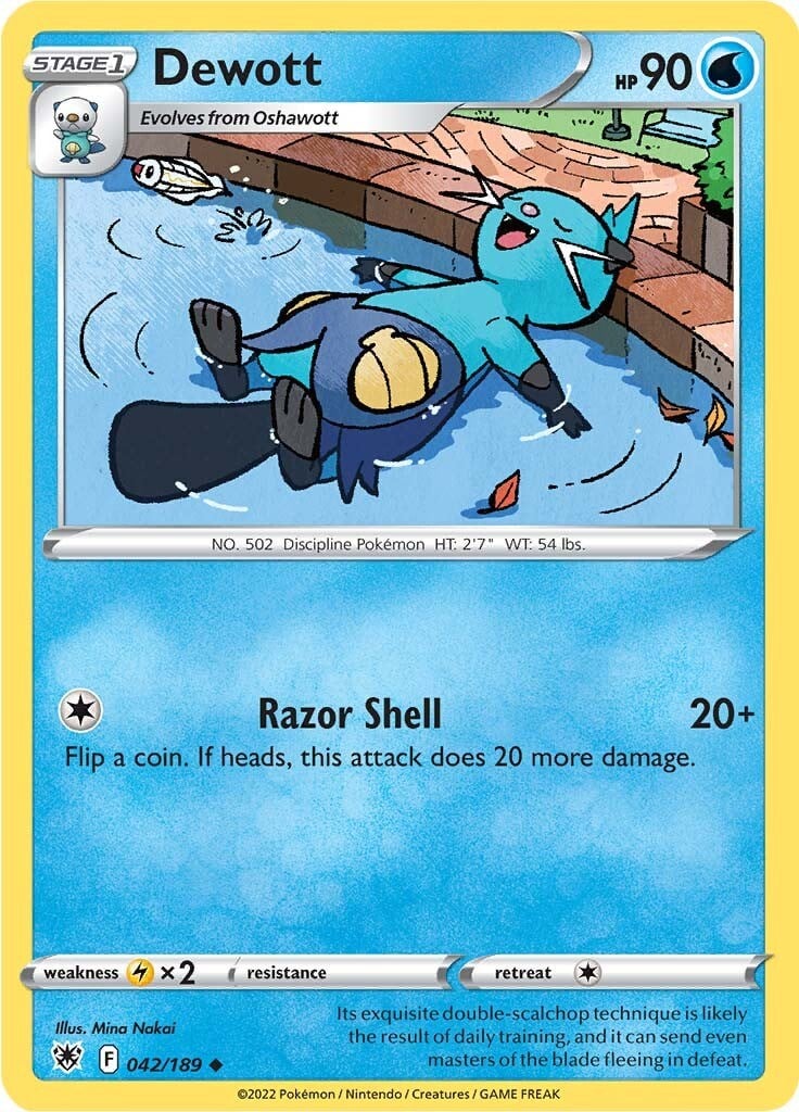 Dewott - Lucentezza Siderale 042/189 [ Italiano / Inglese ]