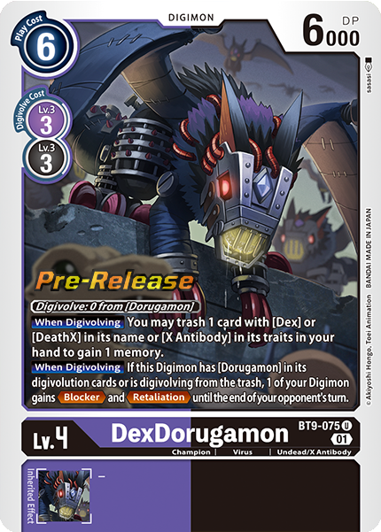 DexDorugamon BT9-075 [ Inglese / Giapponese ]
