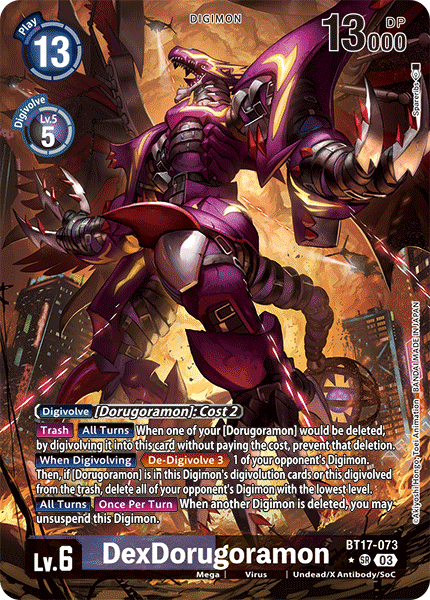 DexDorugoramon BT17-073 [ Inglese / Giapponese ]