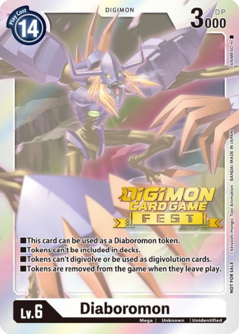Diaboromon 000 DIGIMON CARD GAME FEST-000 [ Inglese / Giapponese ]