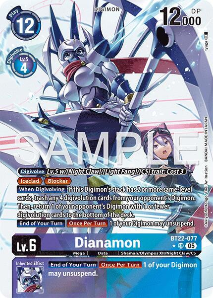 Dianamon BT22-077 [ Inglese / Giapponese ]