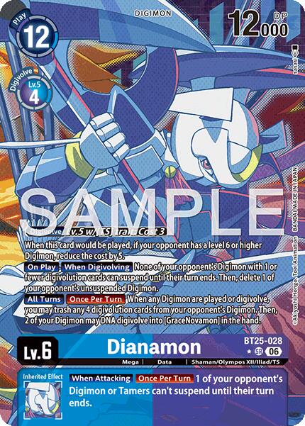 Dianamon BT25-028 [ Inglese / Giapponese ]