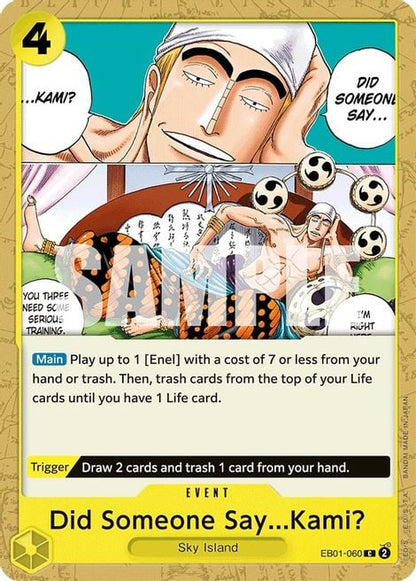 Did Someone Say Kami? EB01-060 [ Inglese / Giapponese / Francese / Cinese Semplificato ]