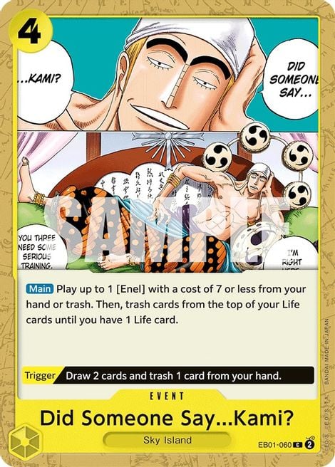 Did Someone Say. . . Kami? EB01-060 [ Inglese / Giapponese / Francese / Cinese Semplificato ]