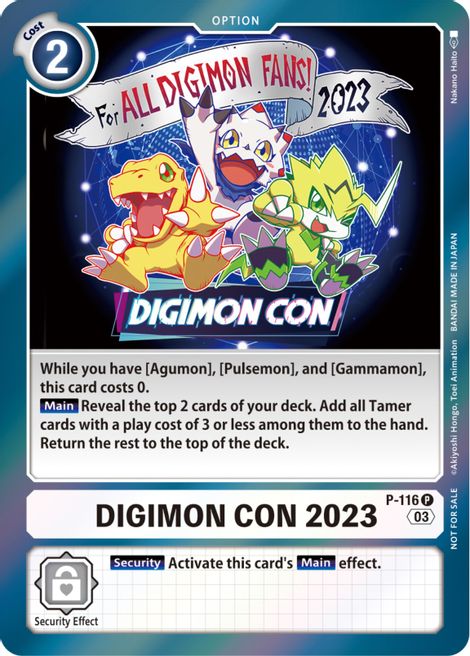 Digimon Con 2023 P-116 [ Inglese / Giapponese ]