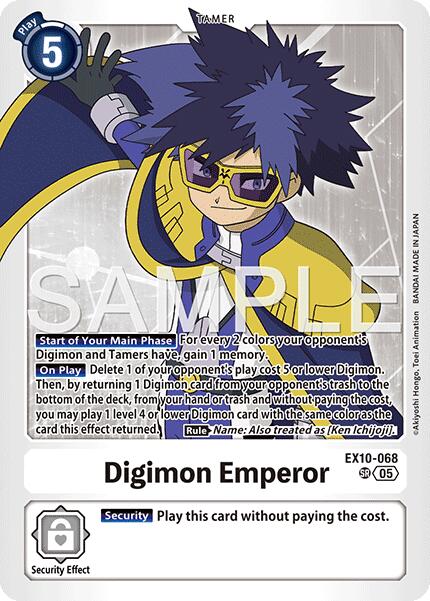 Digimon Emperor EX10-068 [ Inglese / Giapponese ]