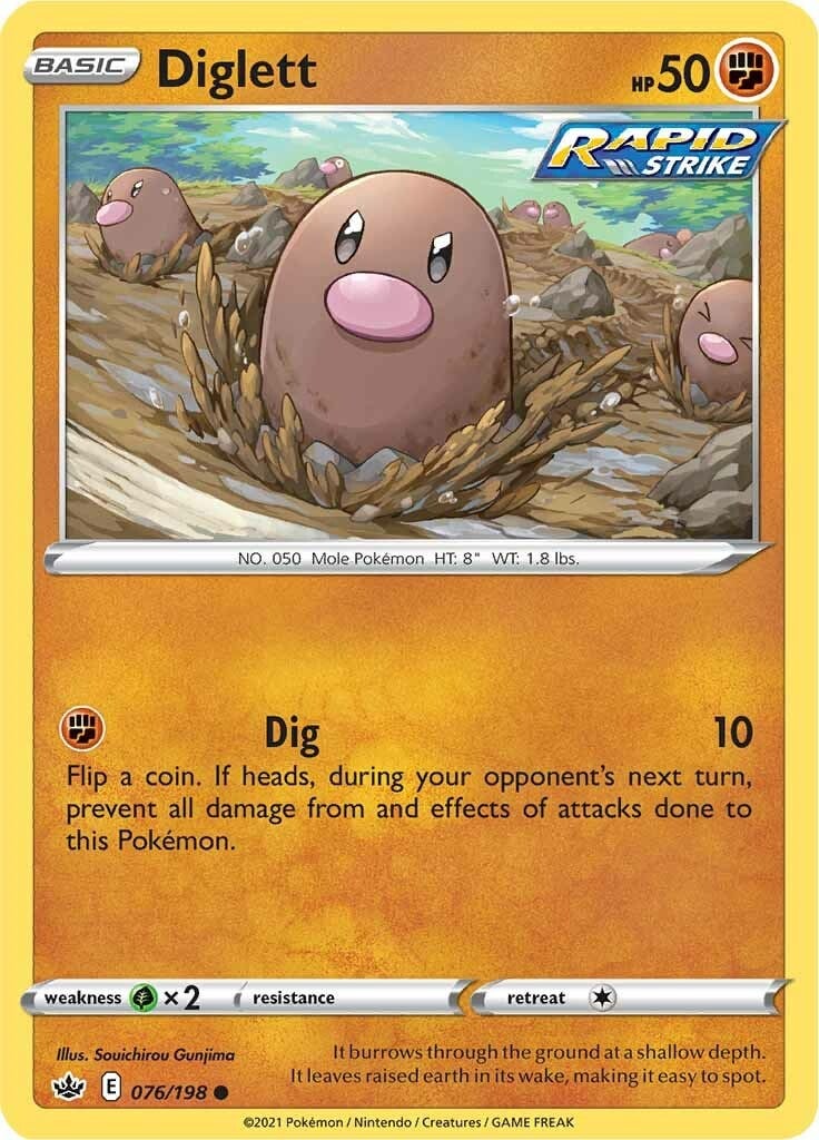 Diglett - Regno Glaciale 076/198 [ Italiano / Inglese ]
