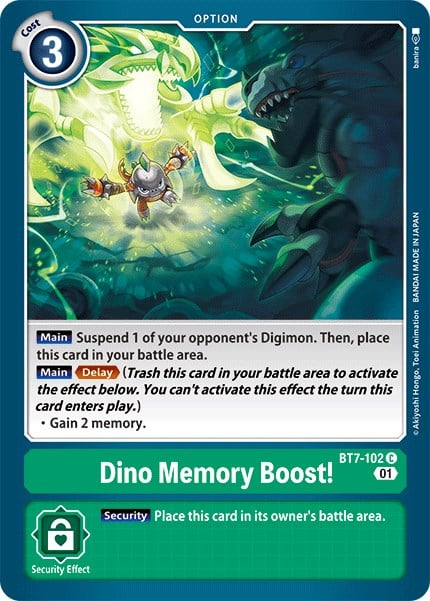 Dino Memory Boost! BT7-102 [ Inglese / Giapponese ]