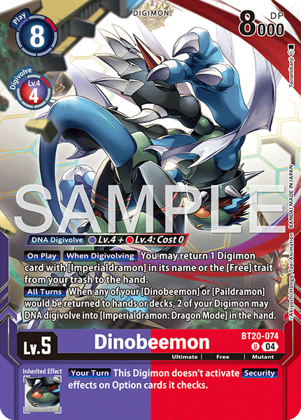 Dinobeemon BT20-074 [ Inglese / Giapponese ]