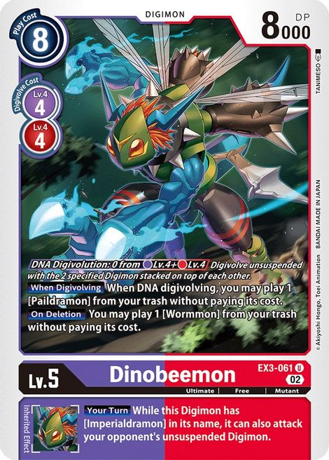 Dinobeemon EX3-061 [ Inglese / Giapponese ]