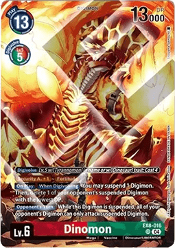 Dinomon EX8-016 [ Inglese / Giapponese ]