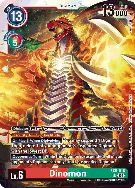 Dinomon EX8-016 [ Inglese / Giapponese ]