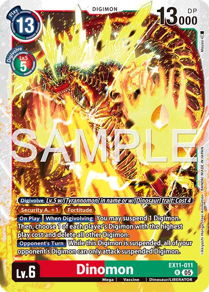 Dinomon EX11-011 [ Inglese / Giapponese ]