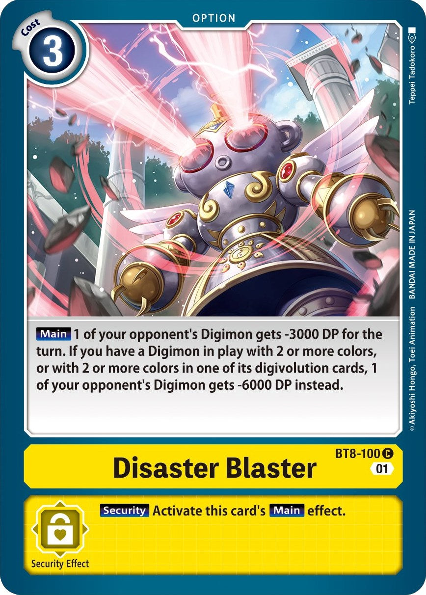Disaster Blaster BT8-100 [ Inglese / Giapponese ]