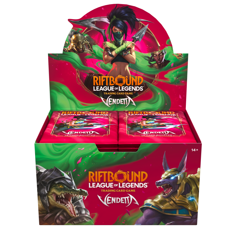 Riftbound League of Legends TCG Vendetta Booster Display 24 Buste ENG UVS Games