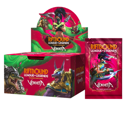 Riftbound League of Legends TCG Vendetta Booster Display 24 Buste ENG UVS Games