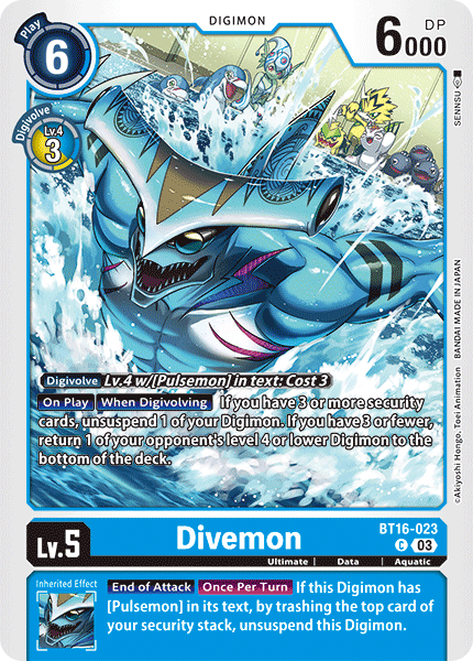 Divemon BT16-023 [ Inglese / Giapponese ]