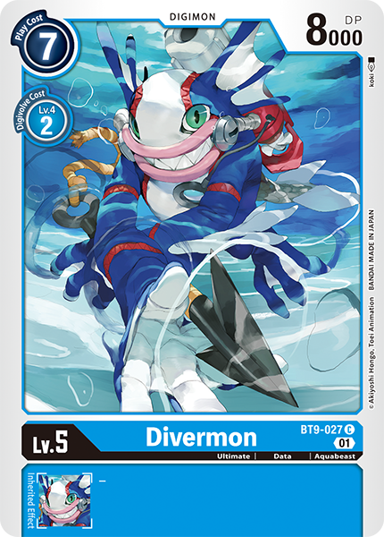 Divermon BT9-027 [ Inglese / Giapponese ]