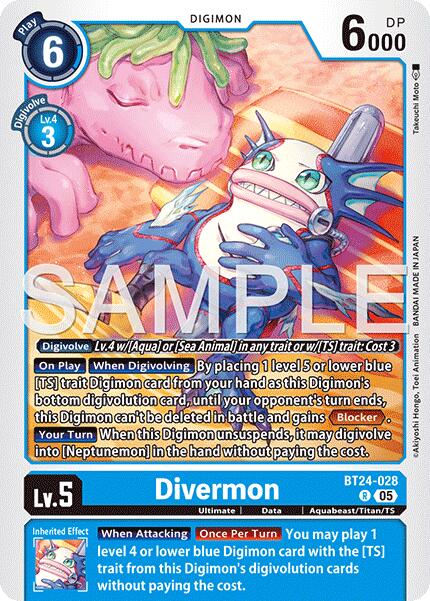 Divermon BT24-028 [ Inglese / Giapponese ]