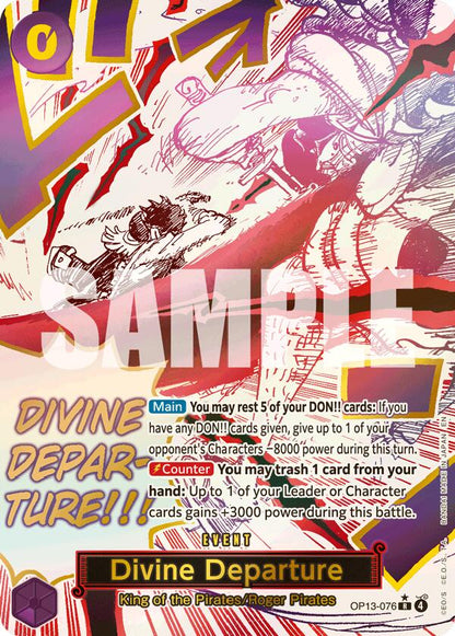 Divine Departure OP13-076 [ Inglese / Giapponese / Francese / Cinese Semplificato ]