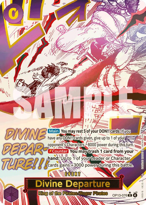 Divine Departure OP13-076 [ Inglese / Giapponese / Francese / Cinese Semplificato ]