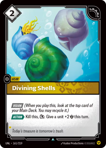 Divining Shells (Uncommon) [ Inglese / Cinese Semplificato ]