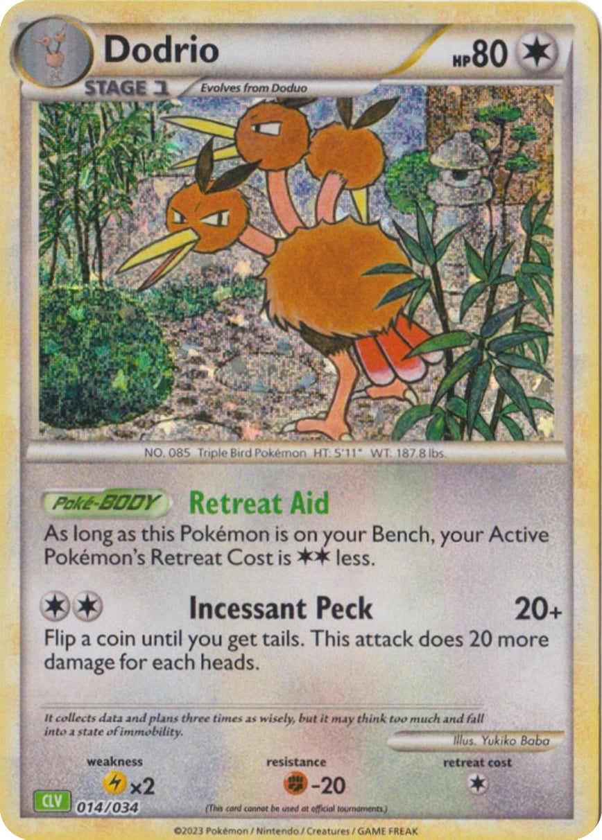 Dodrio - Pokémon TCG Classic: Venusaur & Lugia ex Deck 014/034 [ Inglese ]