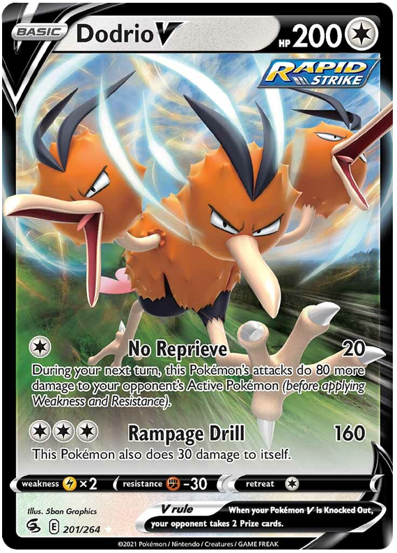 Dodrio V - Colpo Fusione 201/264 [ Italiano / Inglese ]