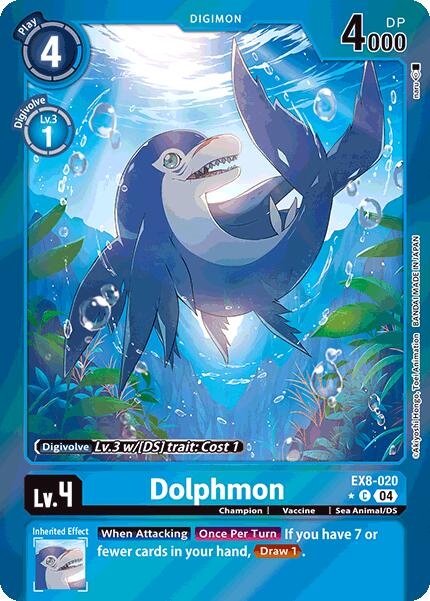 Dolphmon EX8-020 [ Inglese / Giapponese ]
