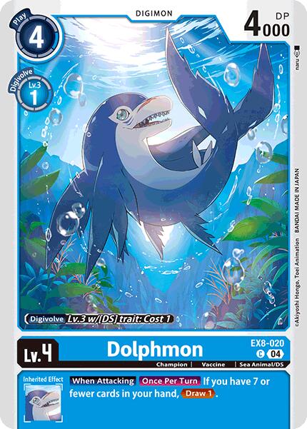 Dolphmon EX8-020 [ Inglese / Giapponese ]
