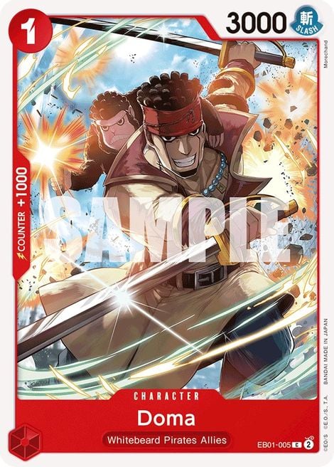 Doma EB01-005 [ Inglese / Giapponese / Francese / Cinese Semplificato ]
