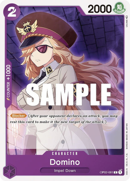 Domino OP02-081 [ Inglese / Giapponese / Francese / Cinese Semplificato ]