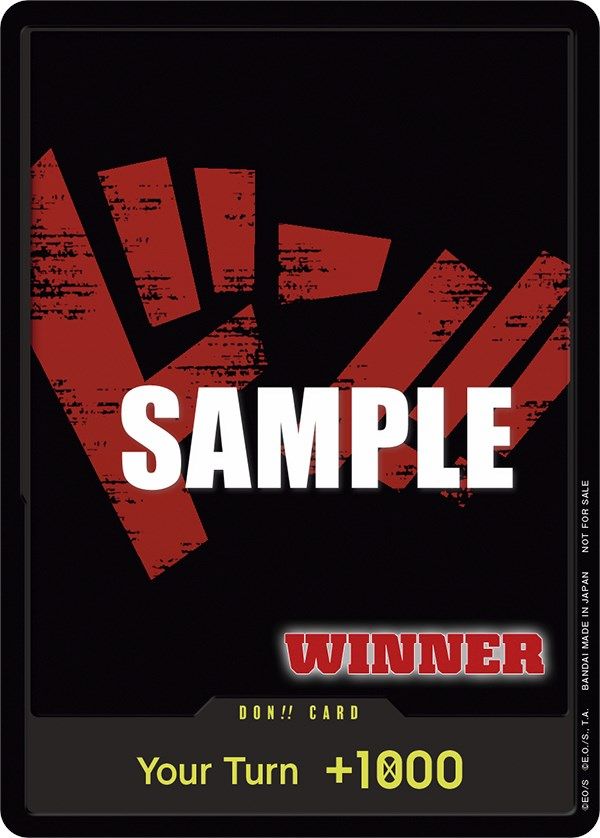 DON!! 000 WINNER PACK-000 [ Inglese / Giapponese / Francese / Cinese Semplificato ]