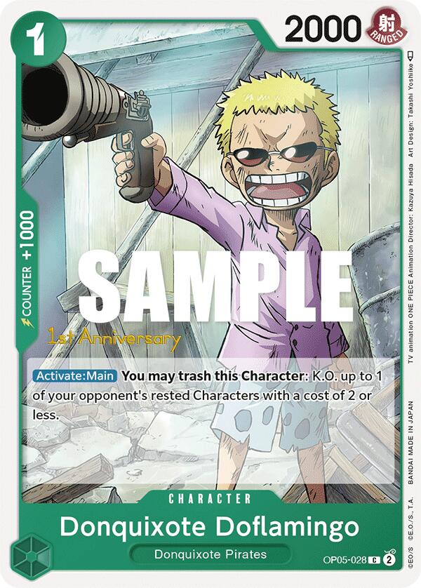 Donquixote Doflamingo OP05-028 [ Inglese / Giapponese / Francese / Cinese Semplificato ]