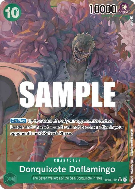 Donquixote Doflamingo OP04-031 [ Inglese / Giapponese / Francese / Cinese Semplificato ]