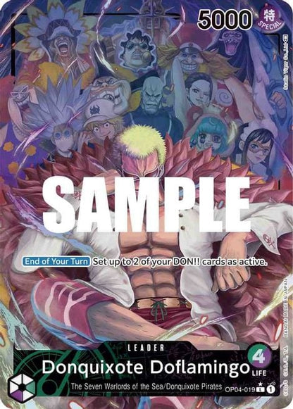 Donquixote Doflamingo OP04-019 [ Inglese / Giapponese / Francese / Cinese Semplificato ]