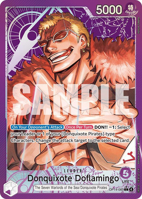 Donquixote Doflamingo OP14-060 [ Inglese / Giapponese / Francese / Cinese Semplificato ]