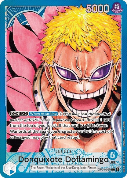 Donquixote Doflamingo OP01-060 [ Inglese / Giapponese / Francese / Cinese Semplificato ]