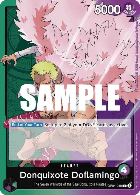 Donquixote Doflamingo OP04-019 [ Inglese / Giapponese / Francese / Cinese Semplificato ]